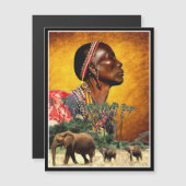 "Schutz des Tierreichs" Magnetkarte (Vorne/Hinten)