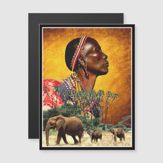 "Schutz des Tierreichs" Magnetkarte (Vorne/Hinten)