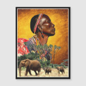 "Schutz des Tierreichs" Magnetkarte (Vorderseite)