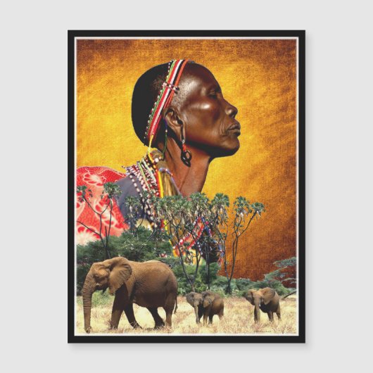 "Schutz des Tierreichs" Magnetkarte (Vorderseite)