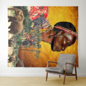 Schutz des Tierreichs Wandteppich (Beispiel (Horizontal))