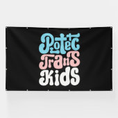 Schutz des Trans Kids-Banners Banner (Horizontal)