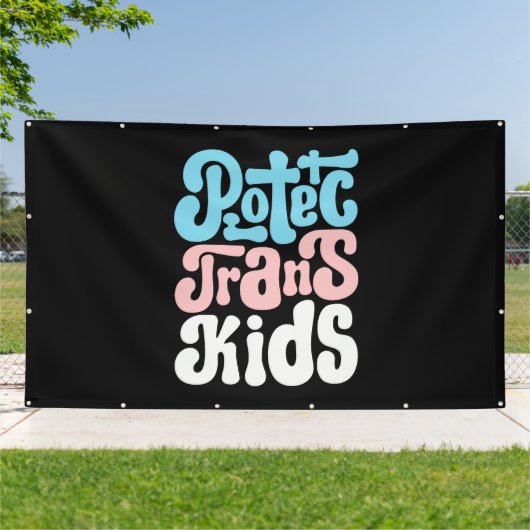 Schutz des Trans Kids-Banners Banner (Außenbereich)