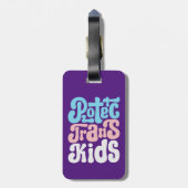 Schutz des Trans Kids-Gepäckanhängers Gepäckanhänger (Rückseite vertikal)
