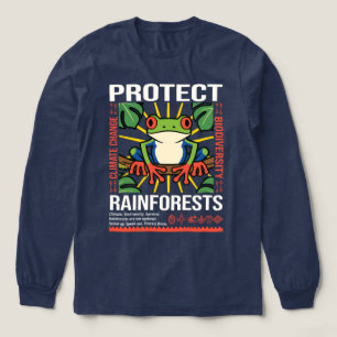Schutz des Umweltbewusstseins der Regenwälder Tri-Blend Shirt