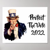 Schutz des Vote 2022 Poster (Vorne)