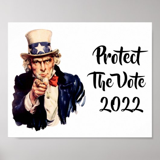 Schutz des Vote 2022 Poster (Vorne)