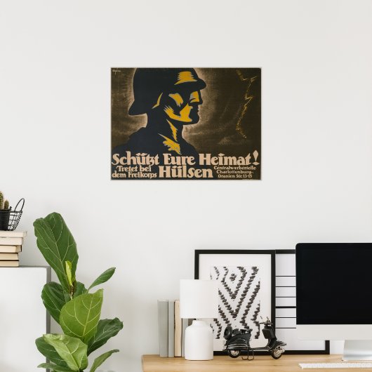 Schütz eure Heimat! WW1-Stellenplan Poster (Heimbüro)