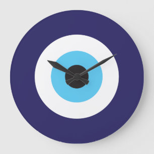 Schutz from Evil Eye Clock Große Wanduhr