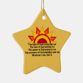 Schutz-Gebet Keramik Ornament (Rechts)