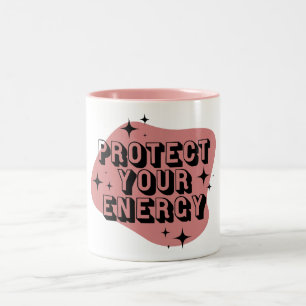 Schutz Ihrer Energie 3 Zweifarbige Tasse