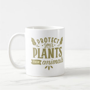 Schutz Ihrer Pflanze vor Tieren Kaffeetasse