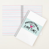 Schutz meines Schreibzeitnotebooks Notizblock (Innen)