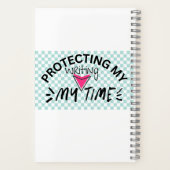 Schutz meines Schreibzeitnotebooks Notizblock (Rückseite)