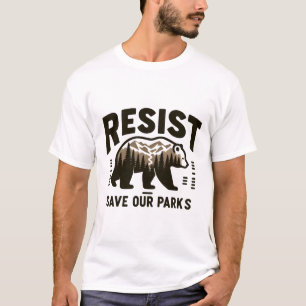 Schutz öffentlicher Landschaften - Retro-Bär "Resi T-Shirt