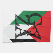 Schutz palästinensischer Kinder in Gaza Geschirrtuch (Horizontal)