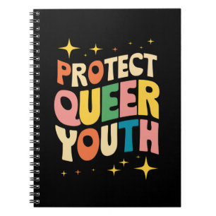 Schutz Queer Jugendschutz Trans Kids LGBTQ Notizblock