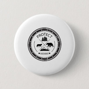 Schutz - Schutz von Nationalparks und Waldservice Button