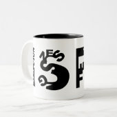 Schutz-Tasse Zweifarbige Tasse (Vorderseite Links)
