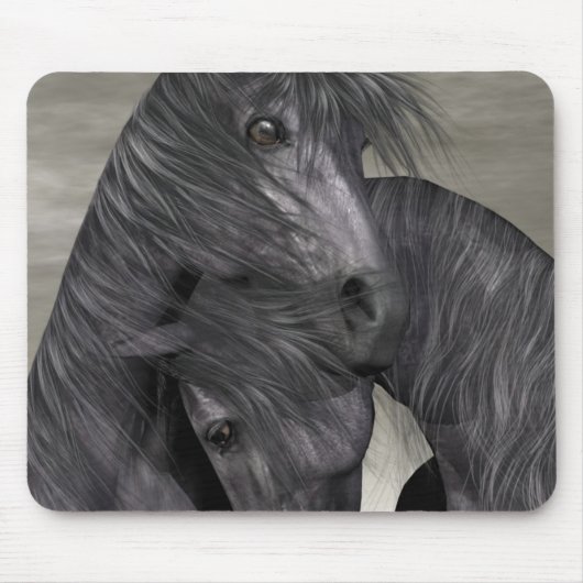 Schutz-um jeden Preis - Pferde Mousepad (Vorne)