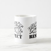 Schutz und Respekt vor Wildtieren Tiger Kaffeetasse (Mittel)