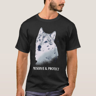 Schutz und Schutz von Wölfen und Wolfspackungen Co T-Shirt