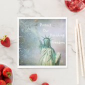 Schutz unserer Freiheit Serviette (Beispiel)