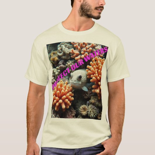 Schutz unserer Gewässer T-Shirt (Vorderseite)