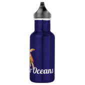 Schutz unserer Meeresschildkröten Edelstahlflasche (Rechts)