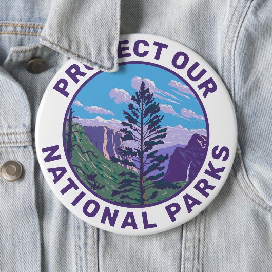 Schutz unserer nationalen Parkunterstützung Button (Beispiel)