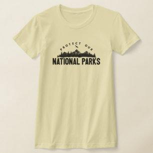 Schutz unserer nationalen Parkunterstützung T-Shirt