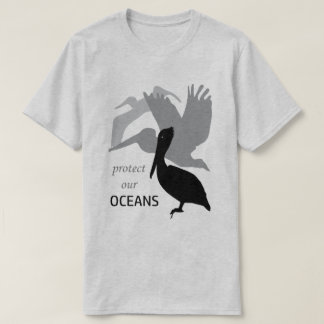 Schutz unserer Ozeane Pelikane Mens T - Shirt