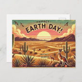 Schutz unserer Wüsten Postkarte (Vorne/Hinten)