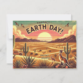 Schutz unserer Wüsten Postkarte