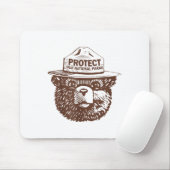 Schutz unseres Parks Bear Graphic National Park Fu Mousepad (Mit Mouse)