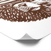 Schutz unseres Parks Bear Graphic National Park Fu Poster (Ecke)