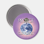 Schutz unseres Planeten Magnet (Vorderseite/Rückseite)