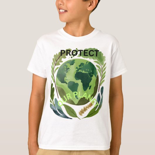 Schutz unseres Planeten T-Shirt (Vorderseite)
