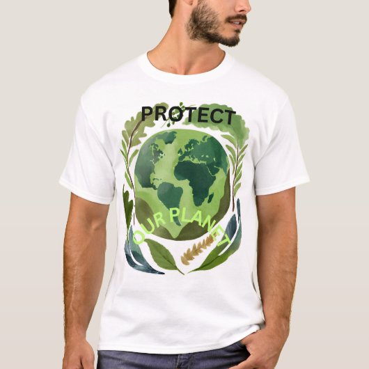 Schutz unseres Planeten T-Shirt (Vorderseite)
