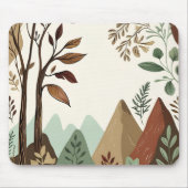 Schutz unseres Planeten - Von Hand Gezeichnet Natu Mousepad (Vorne)