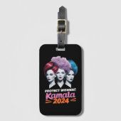 Schutz von Frauen Kamala 2024 Wahl 2024 Gepäckanhänger (Vorderseite Vertikal)