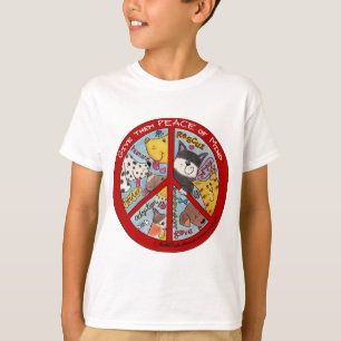 Schutz von friedenssynchrone Tieren T-Shirt