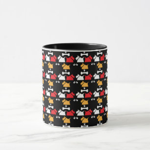 Schutz von Hunden   Hundebesitzer-Schüssel Tasse