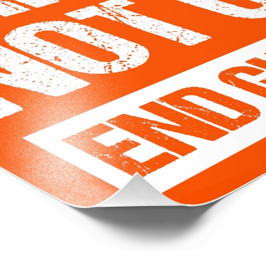 Schutz von Kindern, nicht Waffen - Ende der Gewalt Fotodruck (Ecke)