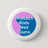 Schutz von Kindern ohne Waffen Button (Vorderseite)