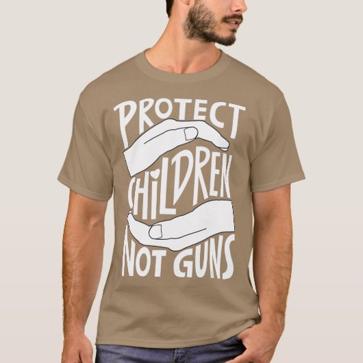 Schutz von Kindern ohne Waffen T-Shirt (Vorderseite)