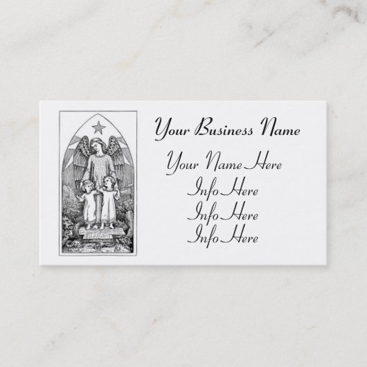 Schutz von Kindern Visitenkarte (Vorderseite)