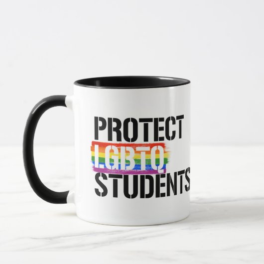 Schutz von LGBTQ-Schülern Tasse (Links)