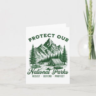 Schutz von Nationalparks Karte