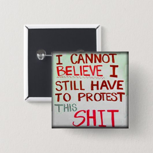 Schutz von Roe V Wade, Frauen-Rechte Feministinnen Button (Vorne & Hinten)